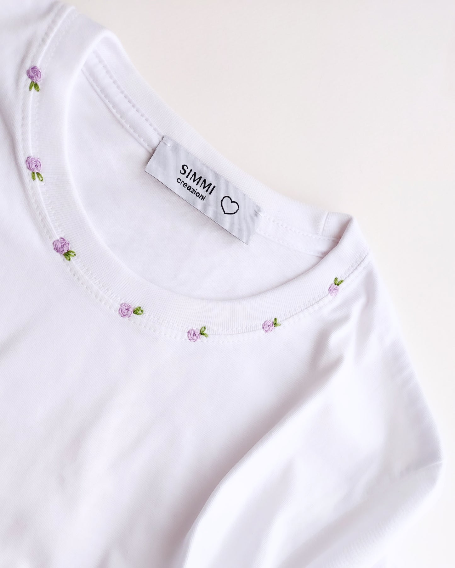 PRONTA CONSEGNA Minimal T-Shirt Rose lilla